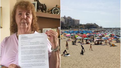 Turista británica se queja de españoles