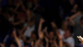 David Bote le dio el triunfo sobre los Nats a los Chicago Cubs con un walk-off grand slam. (Foto: Jon Durr/Getty Images)