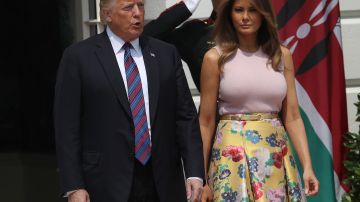 El presidente Donald Trump y su esposa Melania Trump tienen COVID-19. (Getty Images)