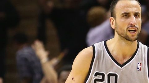 El argentino Manu Ginobili hizo historia en la NBA con los San Antonio Spurs.  (Foto: Ronald Martinez/Getty Images)