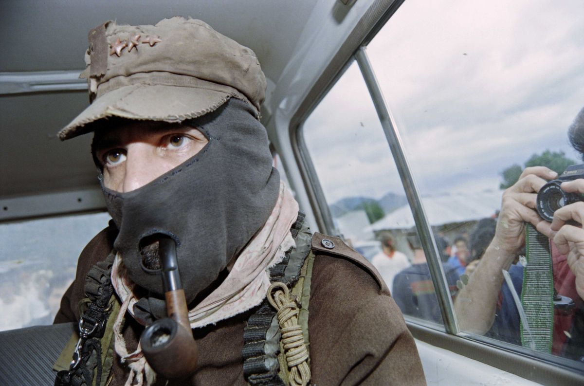 El subcomandante del EZLN Galeano, anteriormente Marcos.