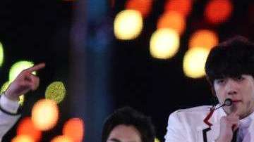 La banda EXO.  Maddie Meyer/Getty Images