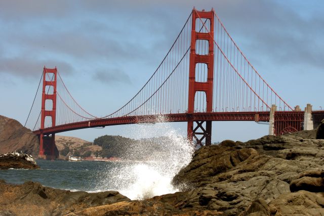 Образ сан франциско. Мост золотые ворота в Сан-Франциско. Мост Golden Gate в Сан-Франциско. Мост «золотые ворота», Сан-Франциско, Калифорн. Вантовый мост Сан Франциско.