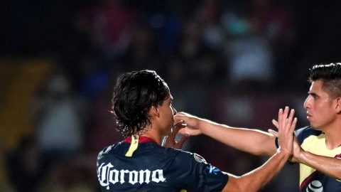 América celebra su triunfo en la Copa MX ante los Tiburones Rojos del Veracruz. (Foto: Imago7/Marcos Domínguez)