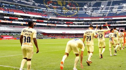 Ya es habitual ver las tribunas vacías en los juegos de las Águilas del América en el estadio Azteca. (Foto: Imago7/ Marcos Domínguez)