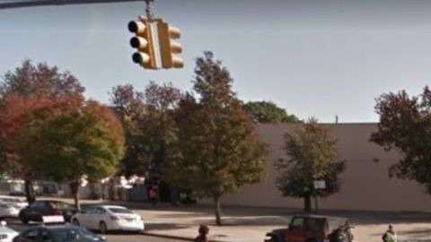 Intersección en la que tuvo lugar la agresión al taxista