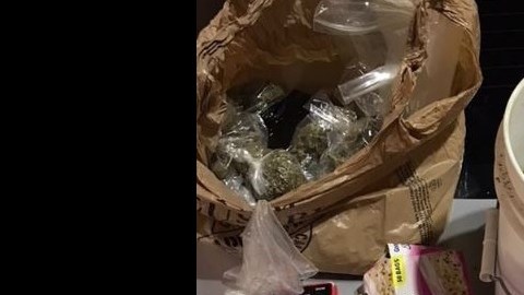 Se presume que el detenido es distribuidor de metanfetaminas.