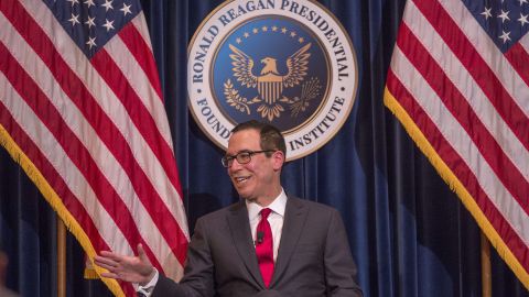 Secretario del Tesoro, Steven Mnuchin./David McNew/Getty Images