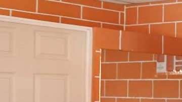 Una de las habitaciones de "Las cabañitas", en Ciudad Delgado, El Salvador.