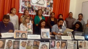 Padres de desaparecidos en Tamaulipas.
