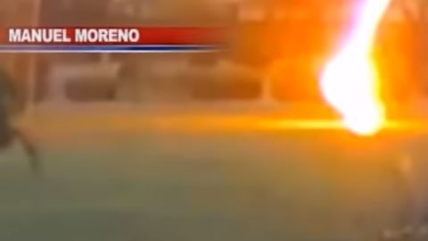 Niño es alcanzado por un rayo