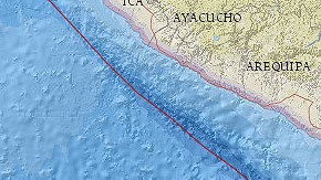 El sismo se registró al norte de Chile.