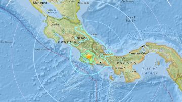 El terremoto se sintió en el sur de Costa Rica.