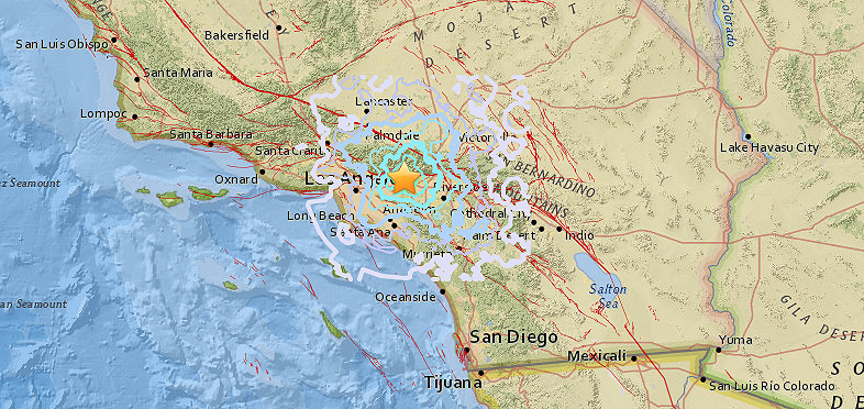 El sismo ocurrido cerca de La Verne se sintió en el sur de California.