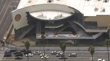 La construcción del Target de Hollywood se detuvo en 2014.