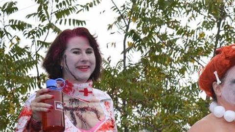 En la Carrera de Disfraces de San José hay todo tipo de pesonajes.