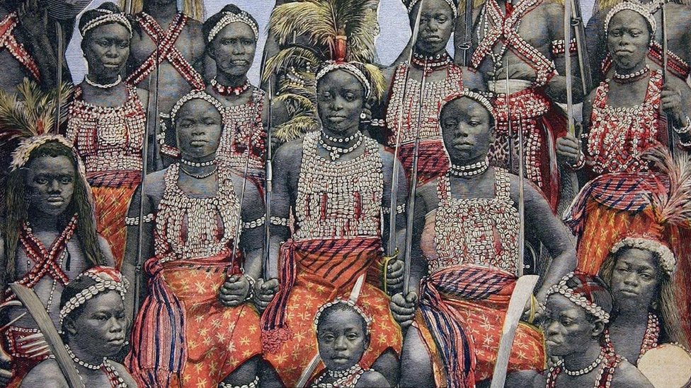 Las amazonas, un grupo de mujeres guerreras del Reino de Dahomey.
