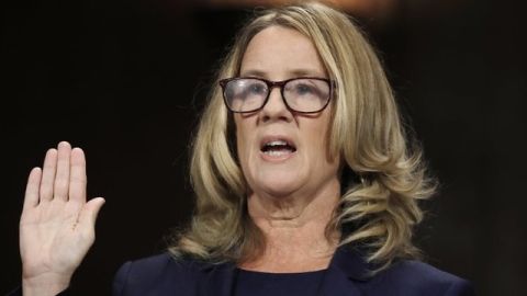 Christine Blasey Ford relató ante el Senado la presunta agresión que sufrió por parte de Brett Kavanaugh.