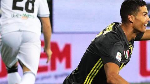 Cristiano Ronaldo no ha podido estrenarse como goleador de la Juve en la Serie A