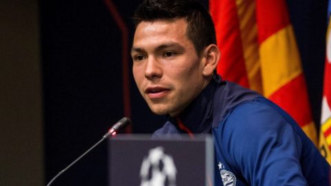 Hirving Lozano sueña con jugar en el Barcelona. (Foto: EFE/Quique García)