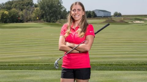 La golfista española Celia Barquin Arozamena. (Foto: EFE/Iowa State University/)