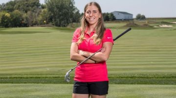 La golfista española Celia Barquin Arozamena. (Foto: EFE/Iowa State University/)
