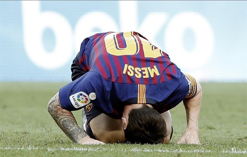 Lionel Messi entró de cambio y jugó solo la segunda mitad