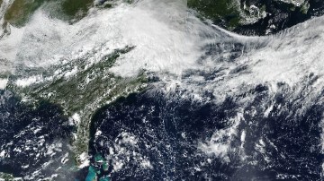 Los ciclones Florence, Isaac y Helene en el Atlántico Norte, el 9 de septiembre.