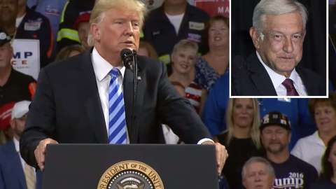 El presidente Trump ha tenido, hasta ahora, buenas opiniones sobre AMLO.