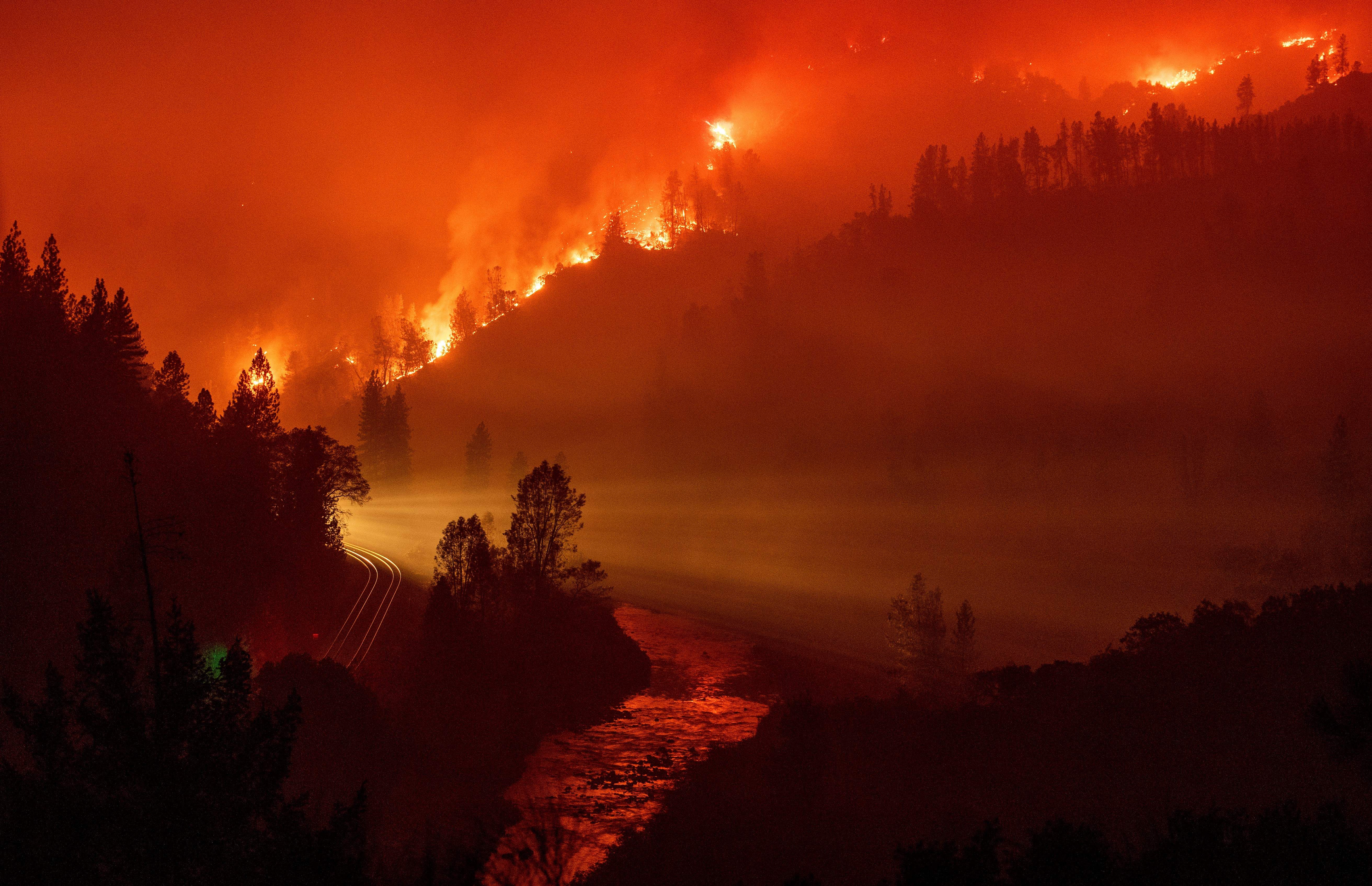 Incendio Delta en California 60 mil acres tras estallido del fuego hoy