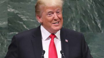 El presidente Trump desató las risas en la ONU.