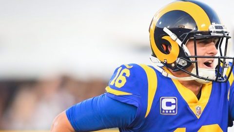 El quarterback de los L.A. Rams Jared Goff. (Foto: Harry How/Getty Images)
