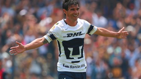 Matias Alustiza, jugador de los Pumas de la UNAM del futbol mexicano.