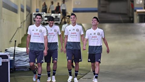 La selección mexicana se prepara para el partido contra Estados Unidos, en Nashville. (Foto: Imago7/Etzel Espinosa)