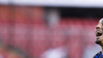 El brasileño Camilo Sanvezzo celebró un doblete ante Dorados en la Copa MX. (Foto: Imago7/ Victor Pichardo)