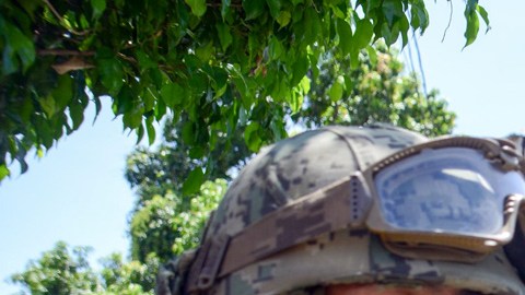 La segurdad  estuvo rn manos de las Fuerzas Federales.