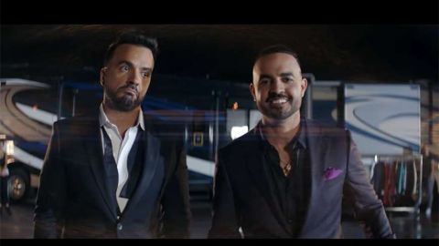 Luis Fonsi con su hermano, Jean Rodríguez