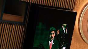 Maduro llegó a Nueva York  sin mucho aviso previo