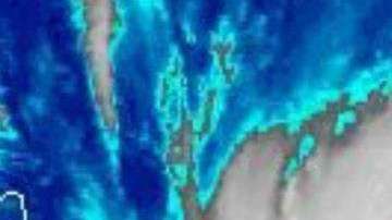 Imagen de satélite del huracán María antes de hacer su entrada en Puerto Rico.