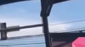 Las imágenes fueron expuestas a eso de las 9:30 a.m. de este sábado.