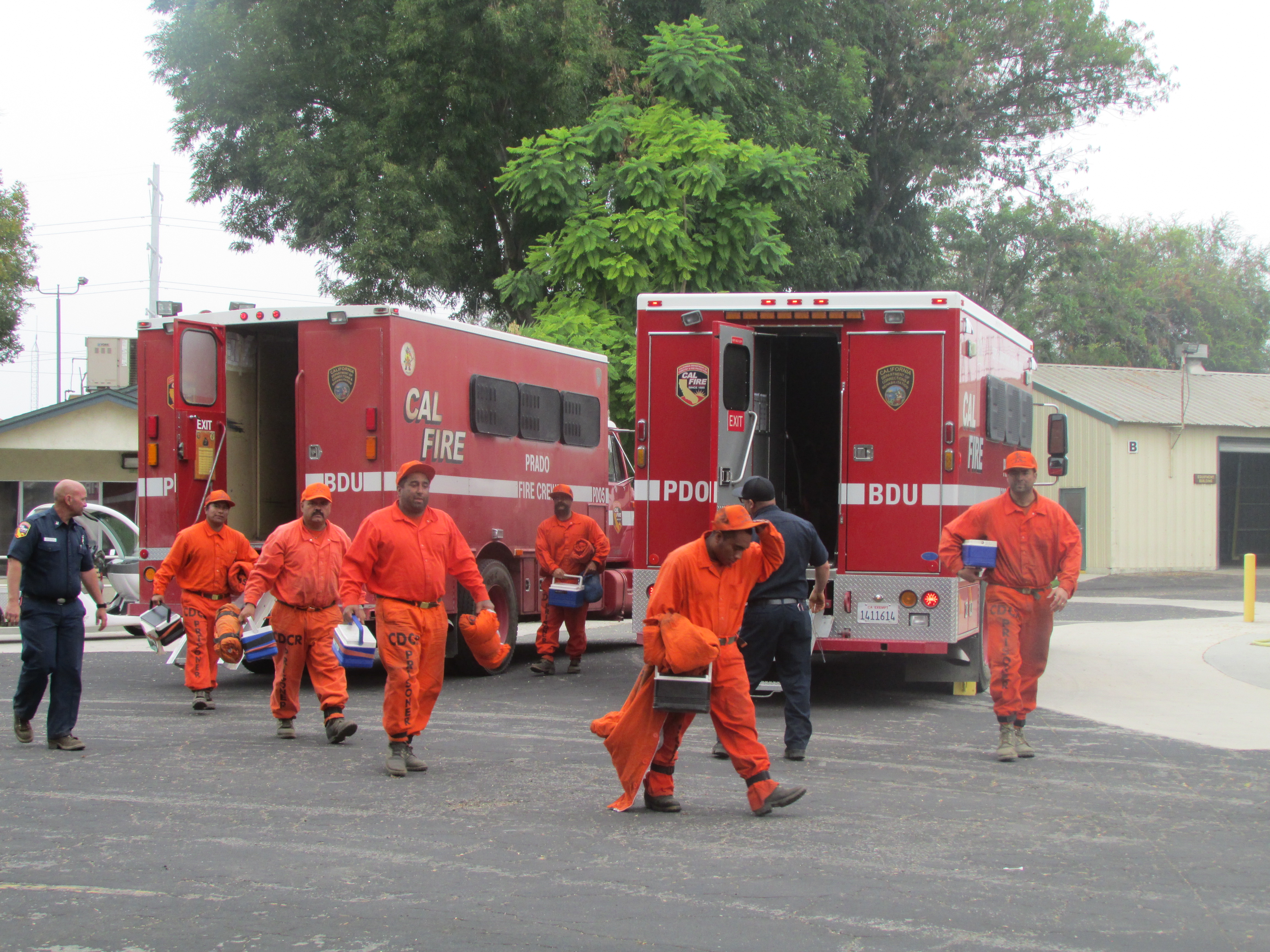 Por el Prado Conservation Camp, han pasado miles de presos que se han entrando y servido como bomberos en el combate a los incendios en California. (Araceli Martínez/La Opinión_.