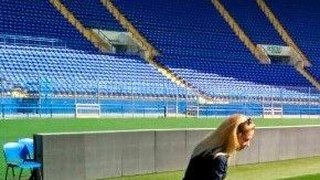 Las huellas del topo que hizo estragos en la cancha del Shaktar.