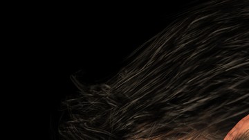 Rostro ser humano futuro