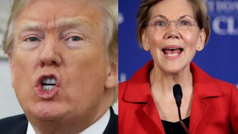 Trump había prometido un millón de dólares si Warren se hacía el examen de DNA