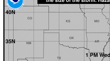 El cono contiene la ruta estimada de la tormenta en los próximos 5 días.