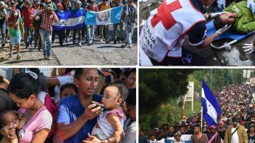 Avanza el éxodo de miles de centroamericanos que huyen de la violencia de la región