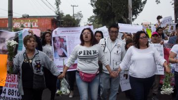 Mujeres marchan en Ecatepec para exigir justicia y seguridad.