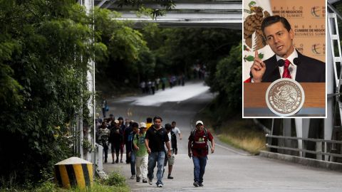 La caravana migrante continúa su camino hacia EEUU.