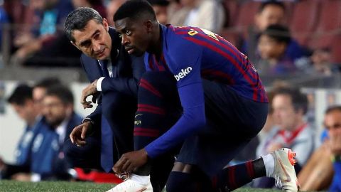 Ousmane Dembelé ya no le llena la pupila al técnico Ernesto Valverde