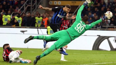 El argentino Mauro Icardi le dio el triunfo al Inter de Milán. (Foto: EFE/EPA/MATTEO BAZZI)